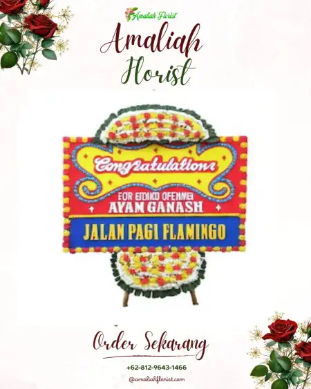Sewa Papan Bunga Maja Utara